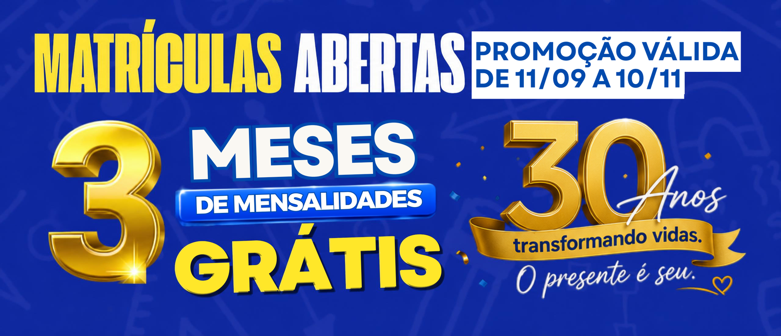 banner site 3 meses gratis